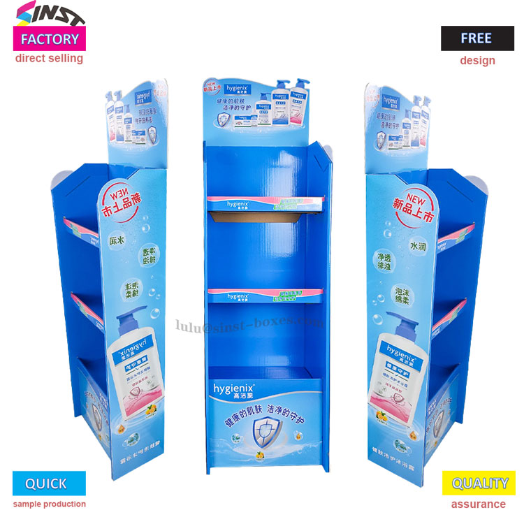 shower gel display stand
