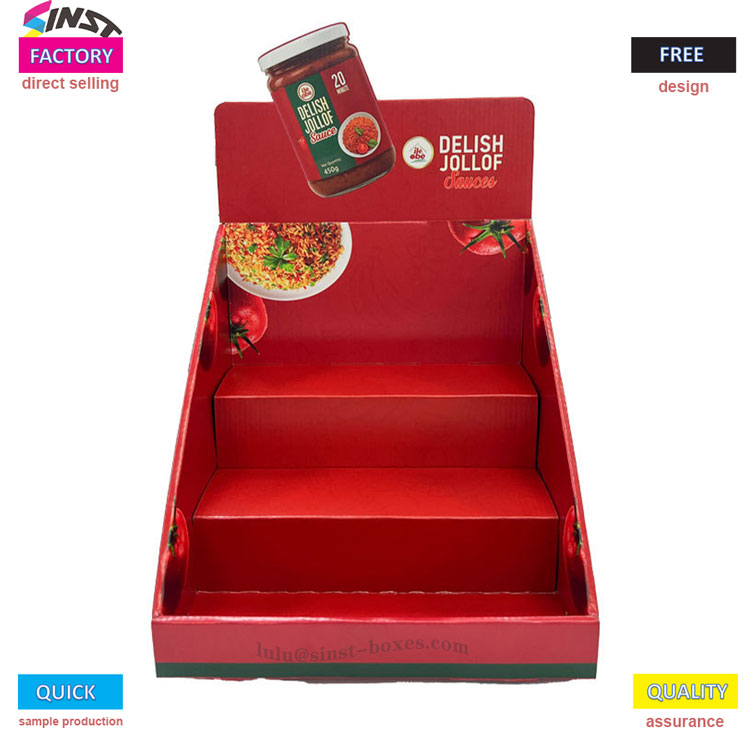 Ketchup countertop display box